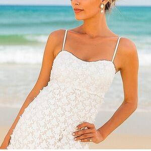 NWT Lilly Pulitzer Gillian Lace Maxi Slip Dress